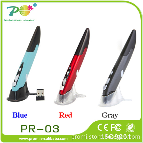 Fancy pen shaped wireless mouse 2.4ghz with USB receiver